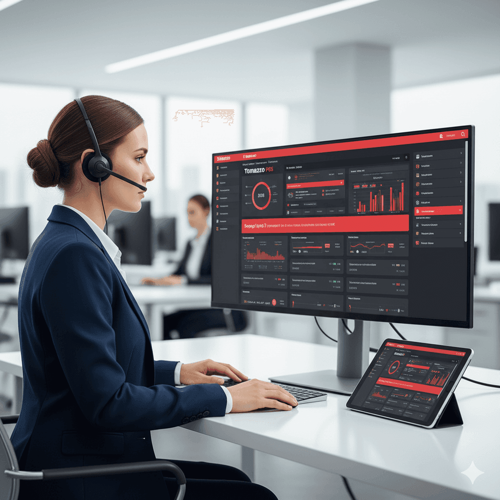 WhatsApp Customer Support Interface